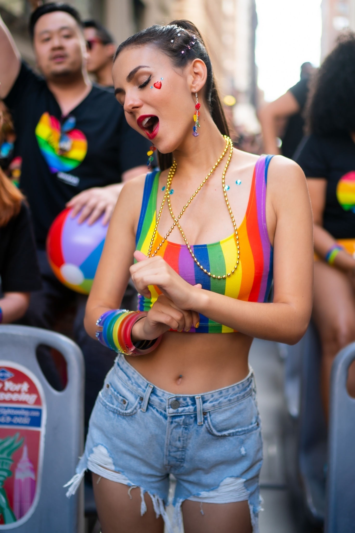 Victoria Justice In World Pride March In NYC Set 1