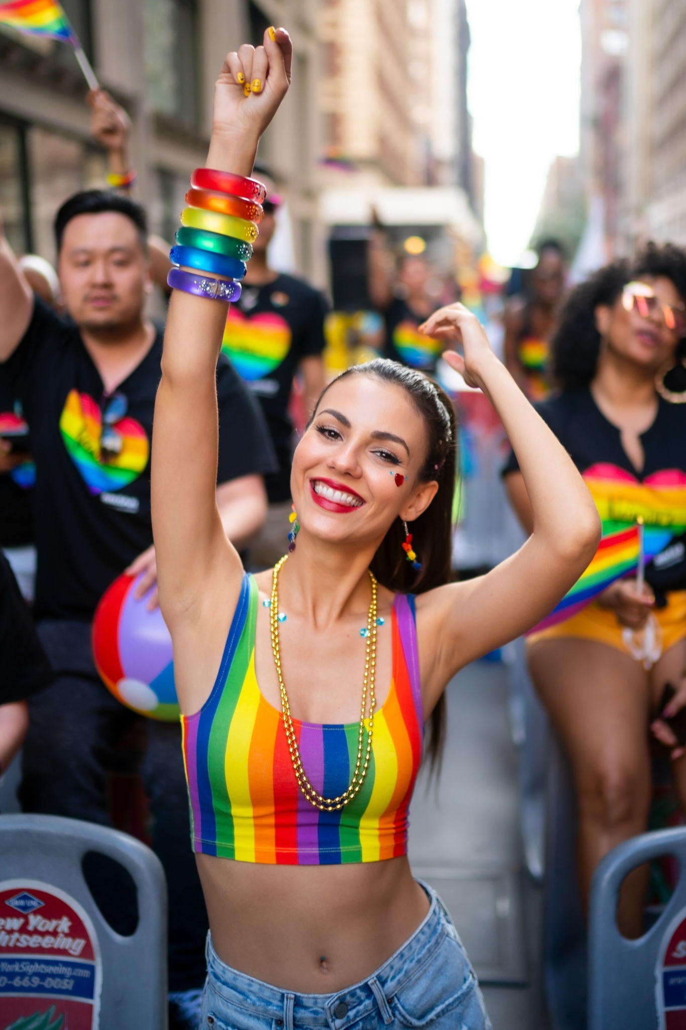 Victoria Justice In World Pride March In NYC Set 2