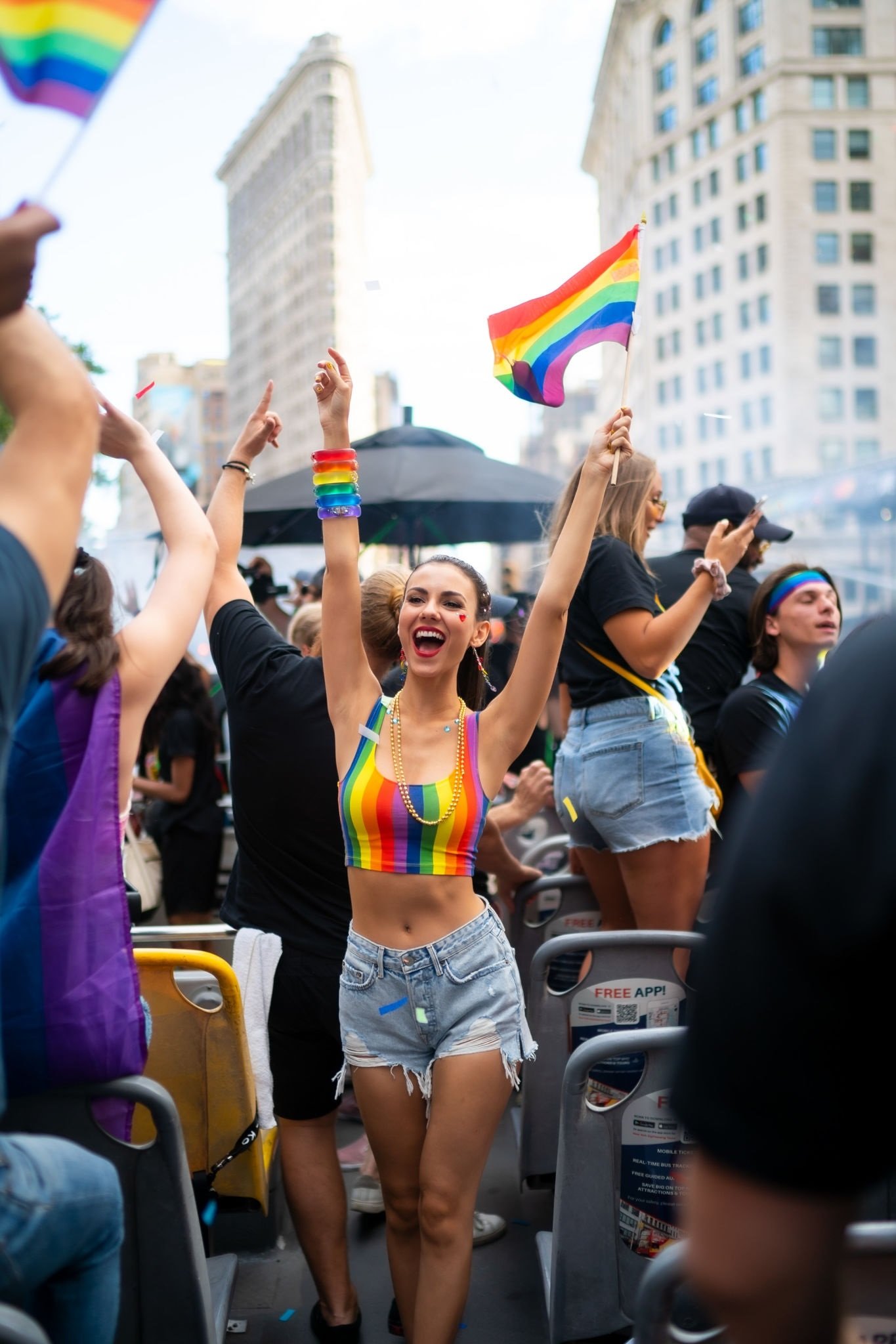 Victoria Justice In World Pride March In NYC Set 2