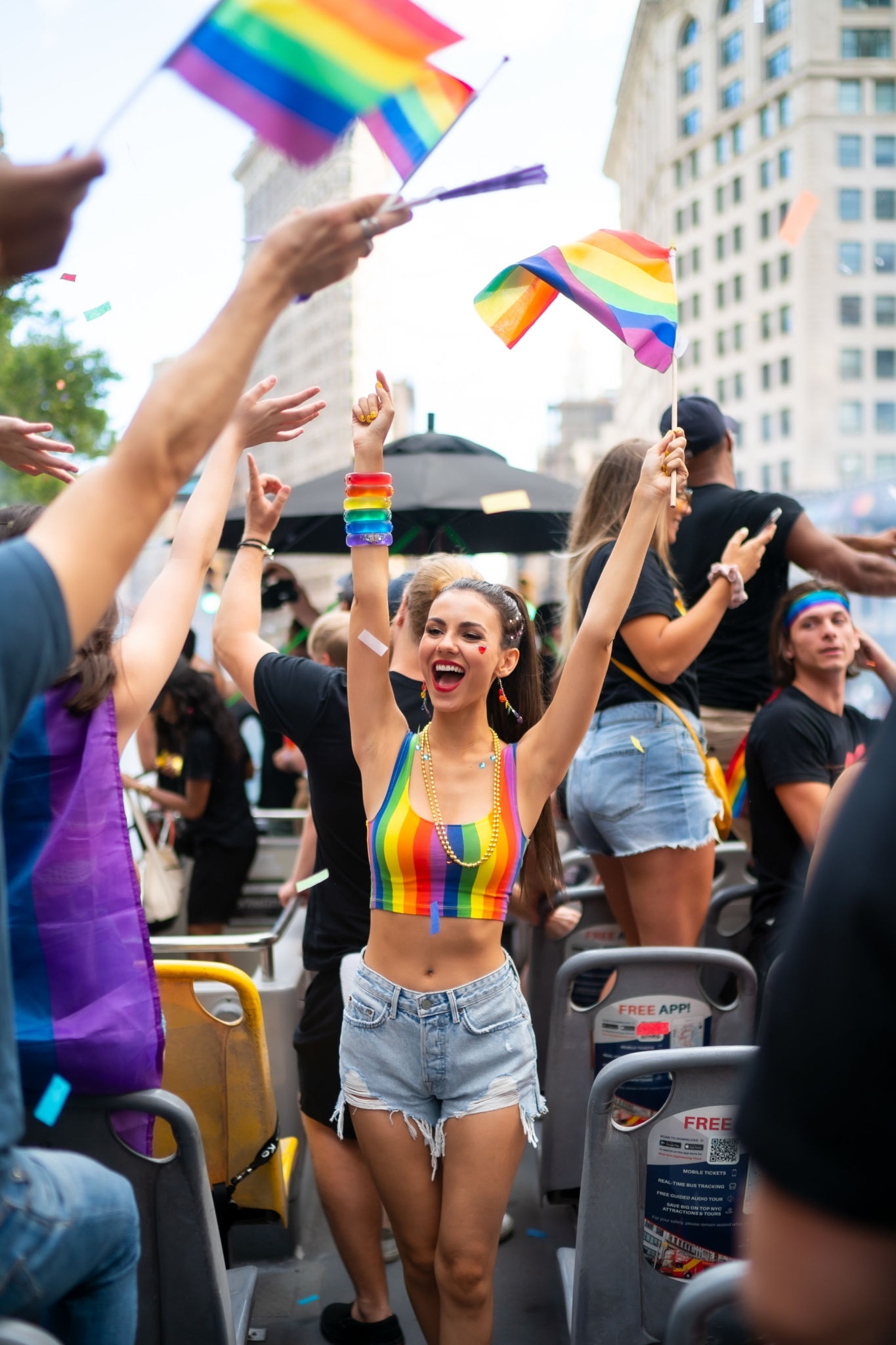 Victoria Justice In World Pride March In NYC Set 2