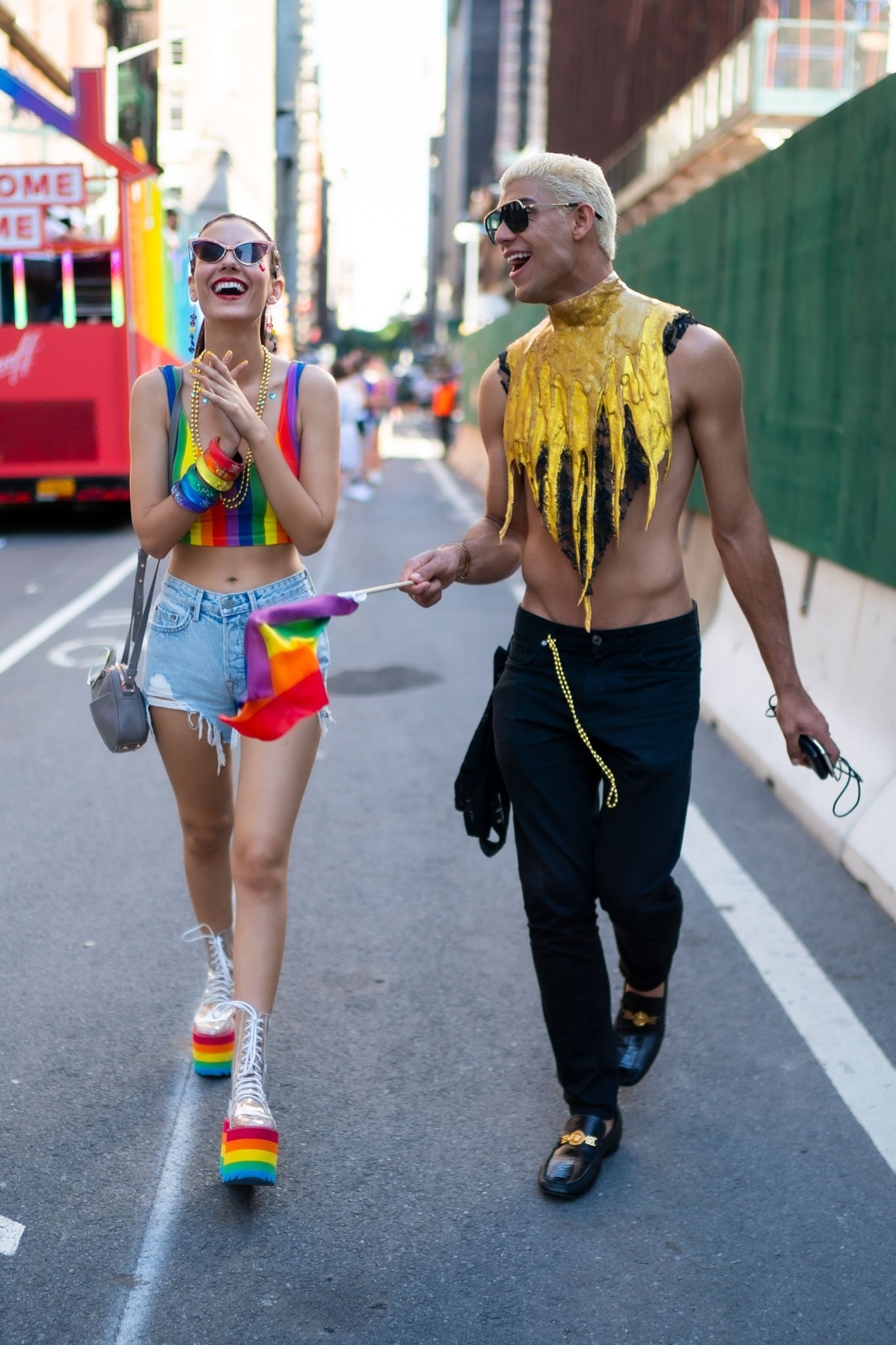 Victoria Justice In World Pride March In NYC Set 2