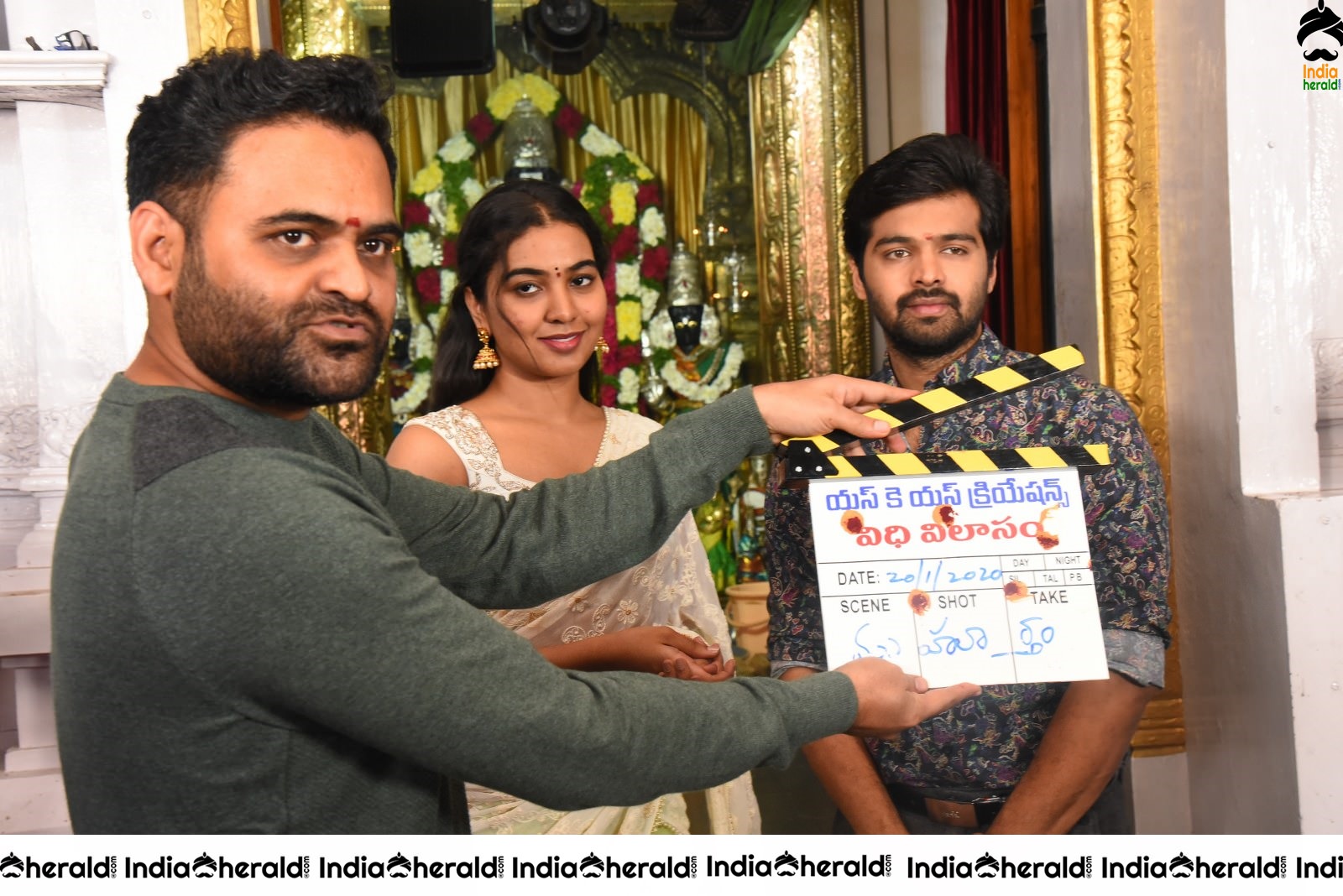 Vidhi Vilasam Movie Opening Stills Set 2