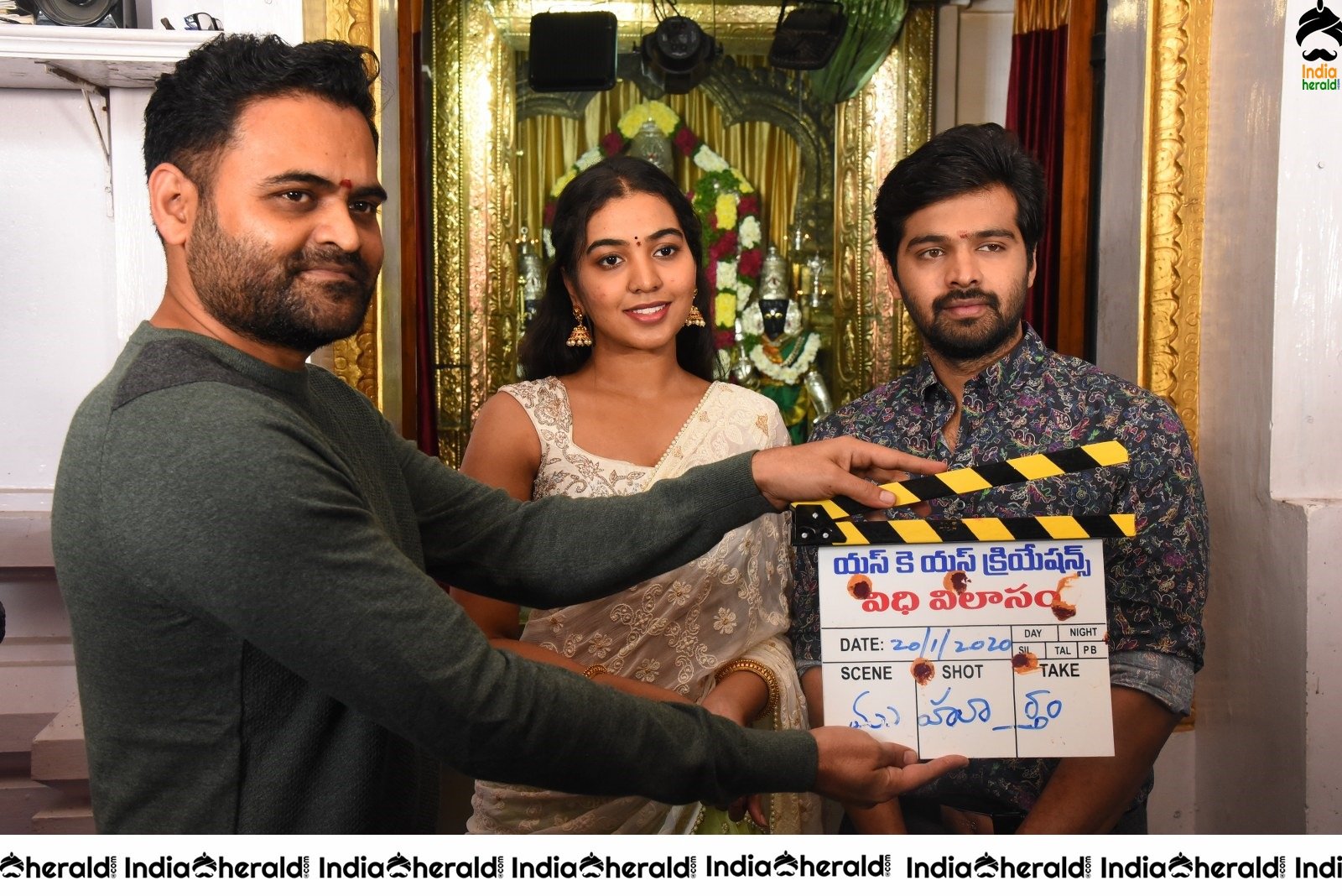 Vidhi Vilasam Movie Opening Stills Set 3