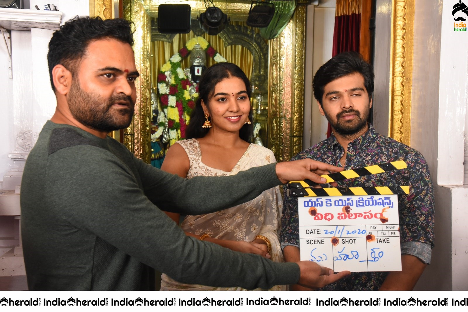 Vidhi Vilasam Movie Opening Stills Set 3