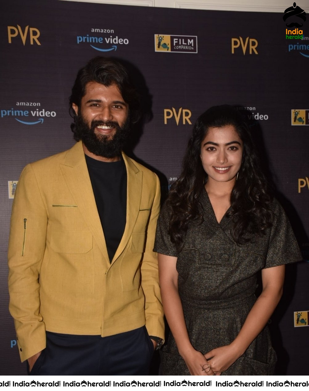 Vijay Deverakonda And Rashmika Mandanna At The Screening Of Dear Comrade in Mumbai Set 1