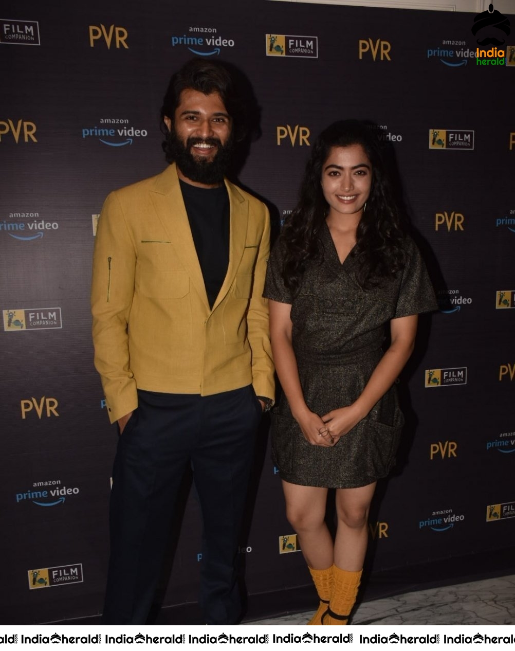 Vijay Deverakonda And Rashmika Mandanna At The Screening Of Dear Comrade in Mumbai Set 1