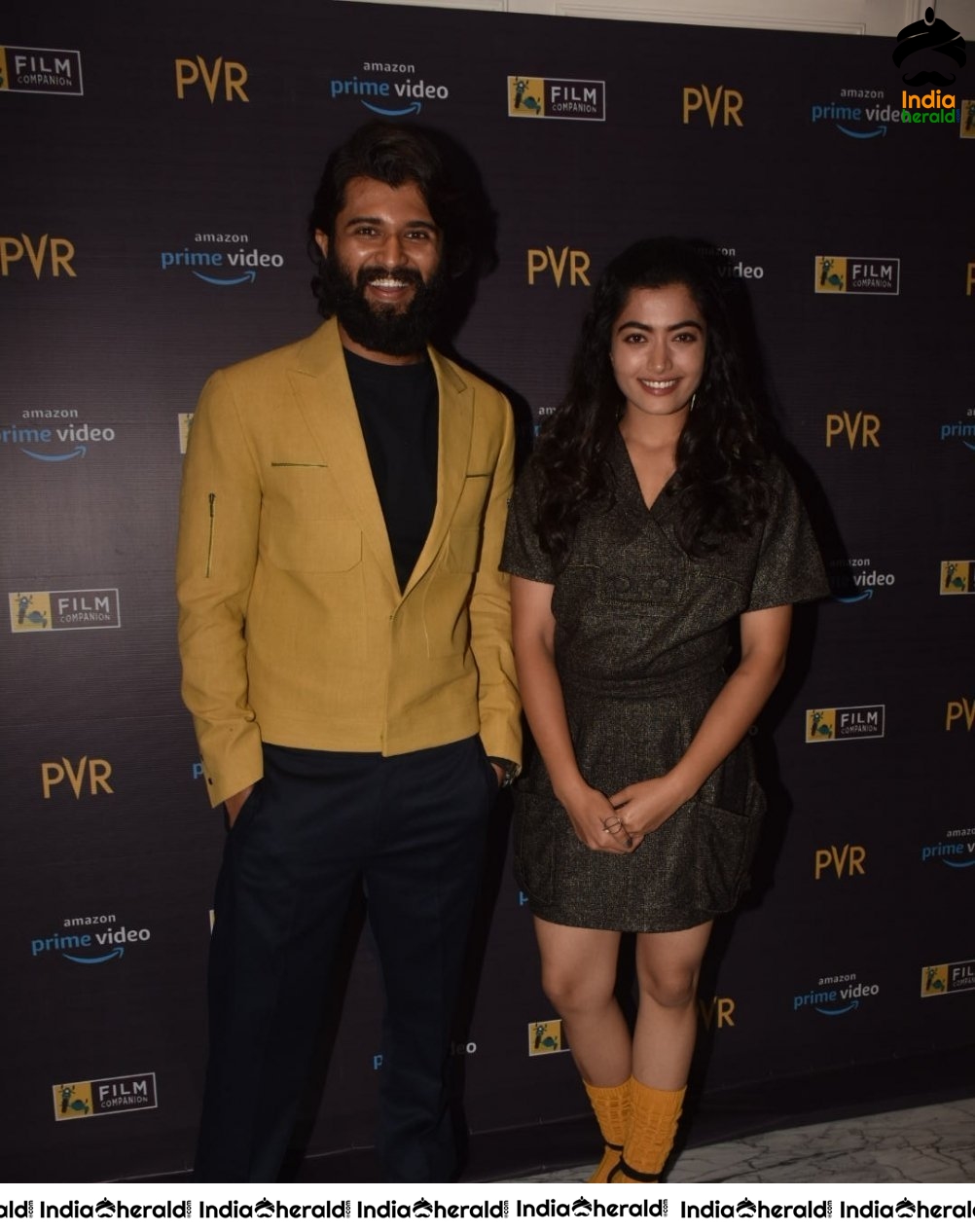 Vijay Deverakonda And Rashmika Mandanna At The Screening Of Dear Comrade in Mumbai Set 1