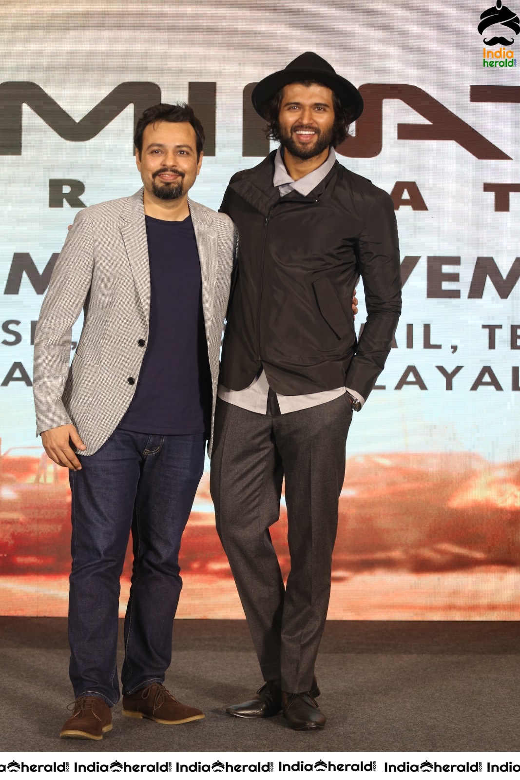 Vijay Deverakonda Looking Damn Smart at Terminator Dark Fate Telugu Trailer Launch Set 1