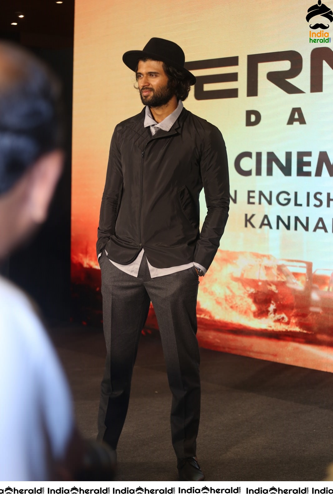 Vijay Deverakonda Looking Damn Smart at Terminator Dark Fate Telugu Trailer Launch Set 1