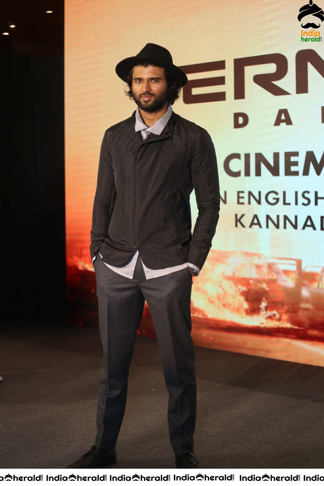 Vijay Deverakonda Looking Damn Smart at Terminator Dark Fate Telugu Trailer Launch Set 1