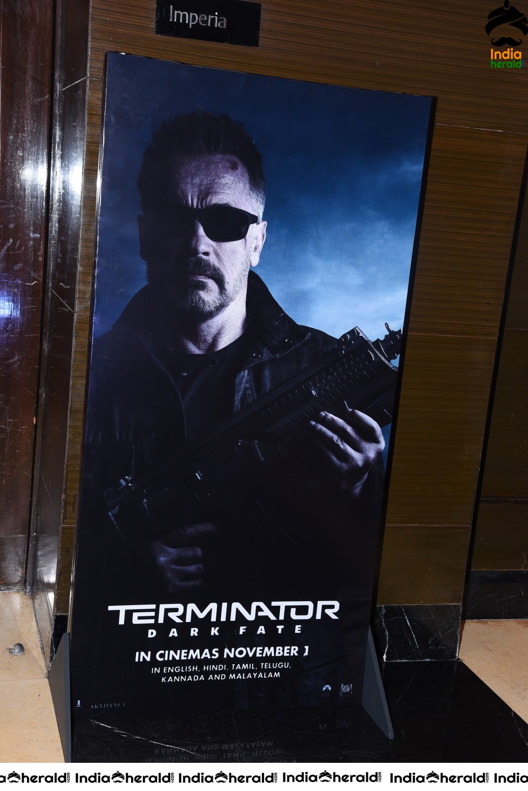 Vijay Deverakonda Looking Damn Smart at Terminator Dark Fate Telugu Trailer Launch Stills Set 2