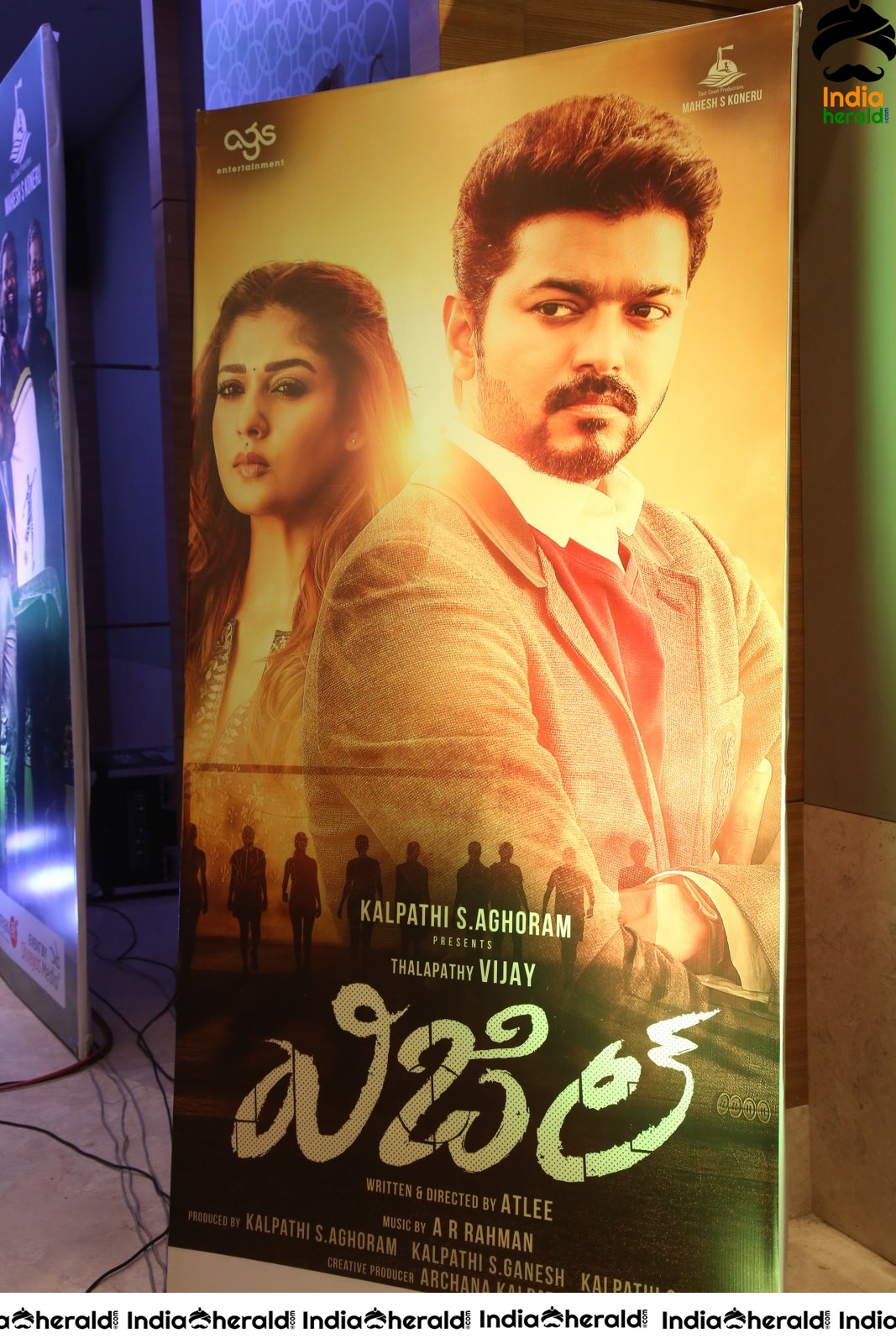 Whistle Pre Release Event Stage Photos with Hoardings