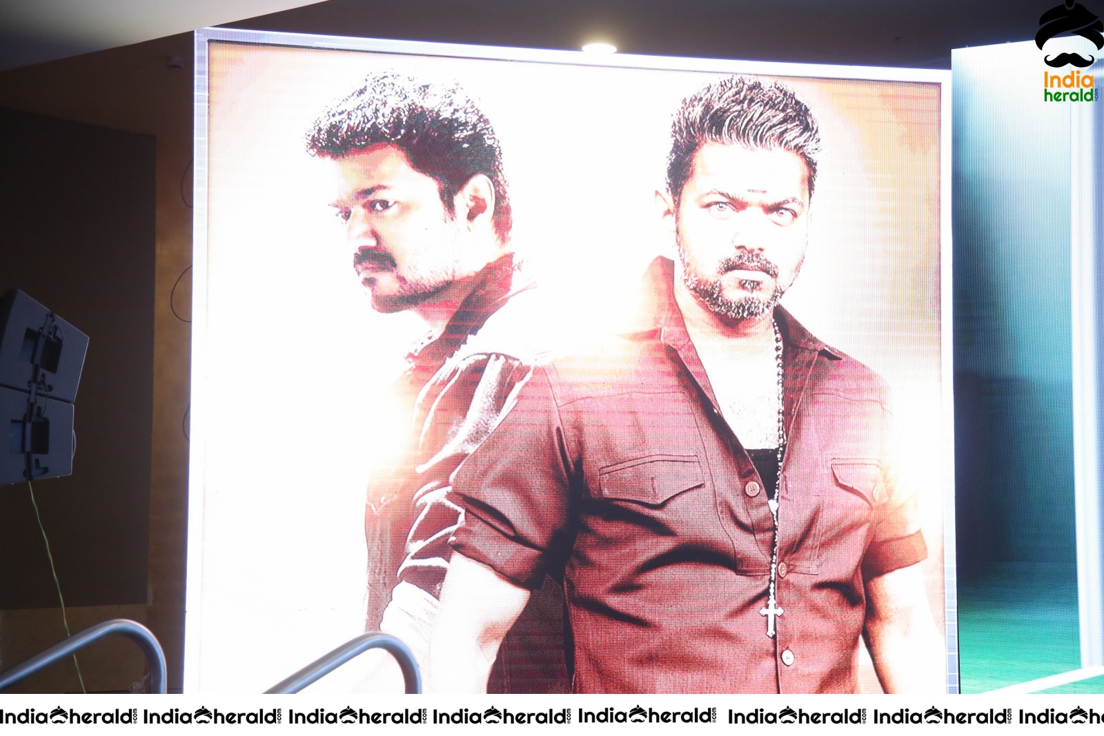 Whistle Pre Release Event Stage Photos with Hoardings