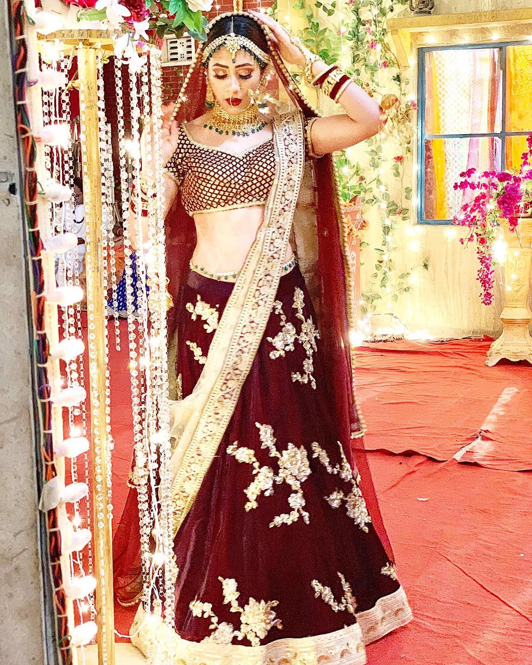 Hot Hiba Nawab In A Sexy Choli
