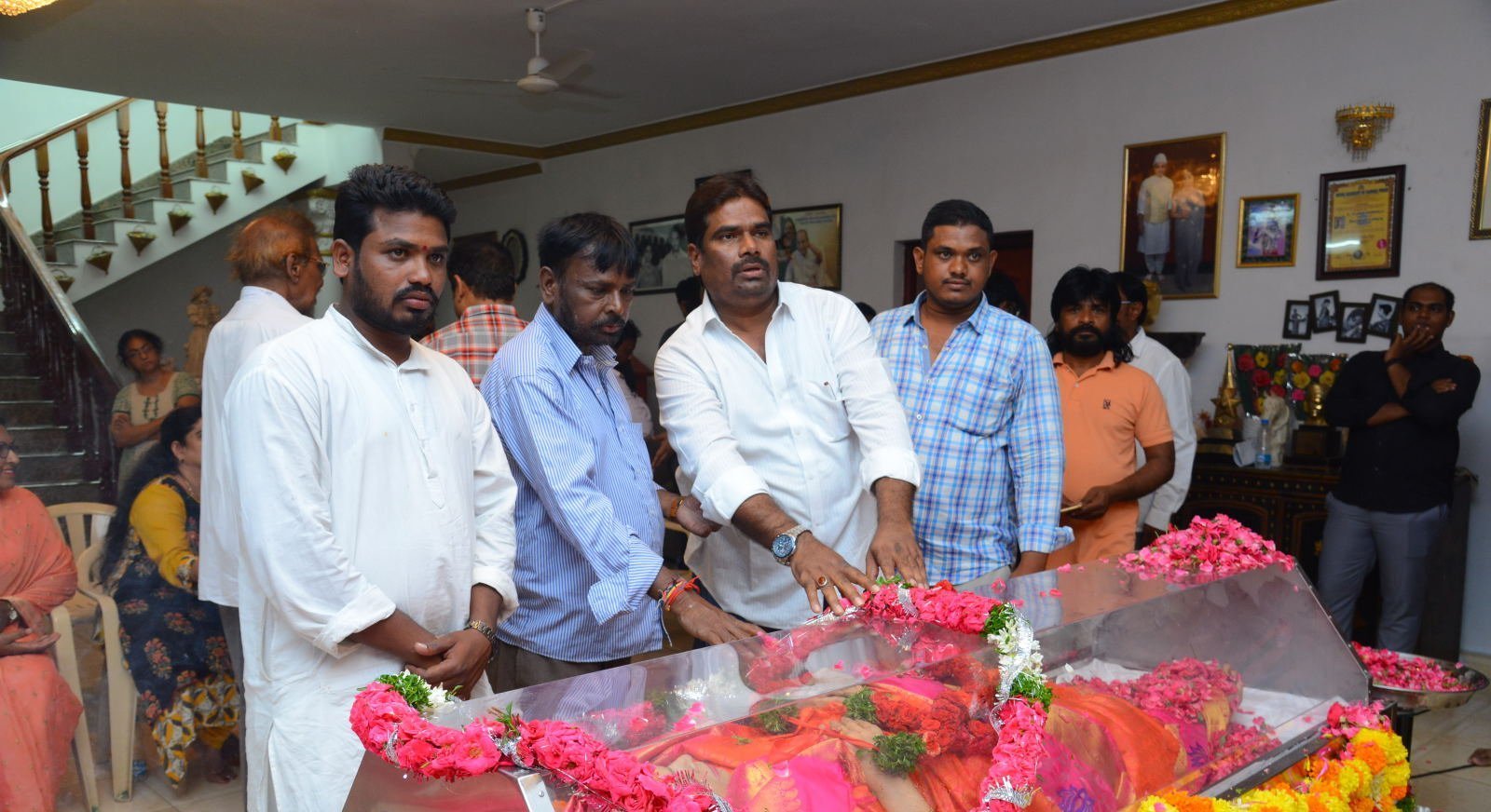 Pawan Kalyan Rashmika And Other Celebs Pay Homage To Vijaya Nirmala Garu