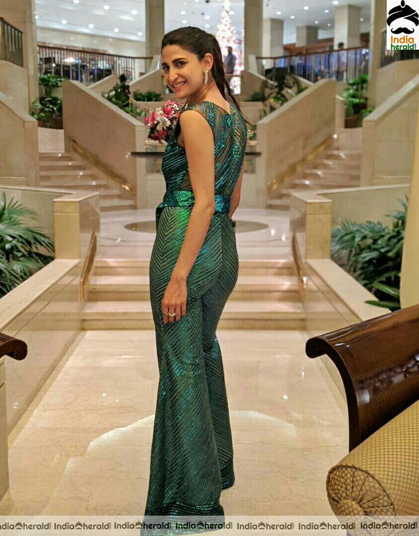 Aahana Kumra Sexy Hot Blue Dress Stills