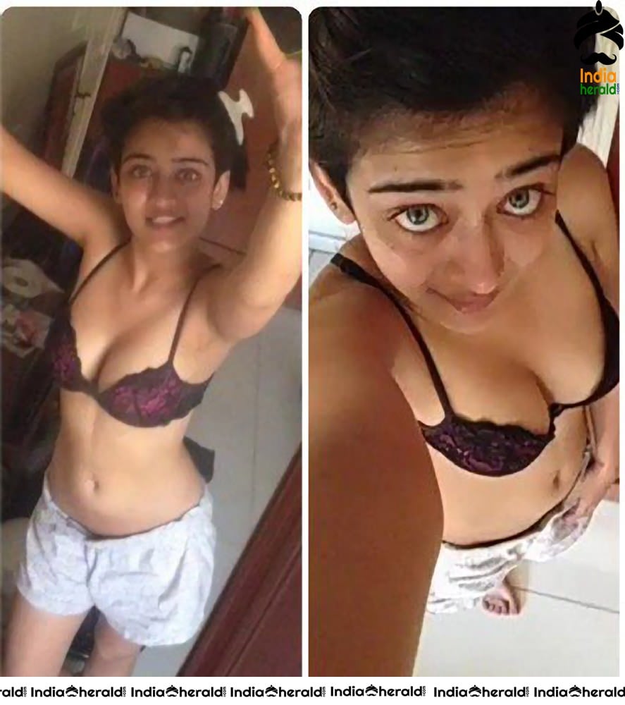 Akshara Haasan LEAKED SELFIES HOT EXPOSING PHOTOS in Brassiere and Shorts