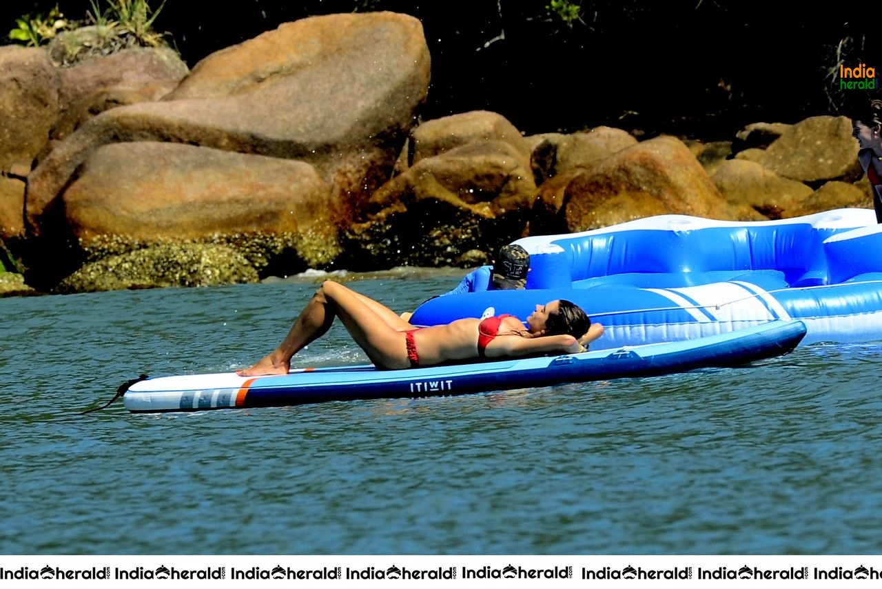 Alessandra Ambrosio caught in String Bikini while enjoying in Luxury Yacht Set 1