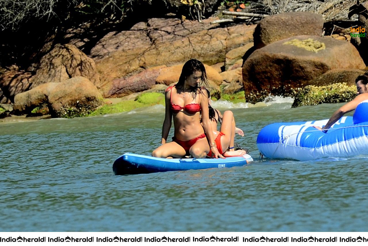 Alessandra Ambrosio caught in String Bikini while enjoying in Luxury Yacht Set 1