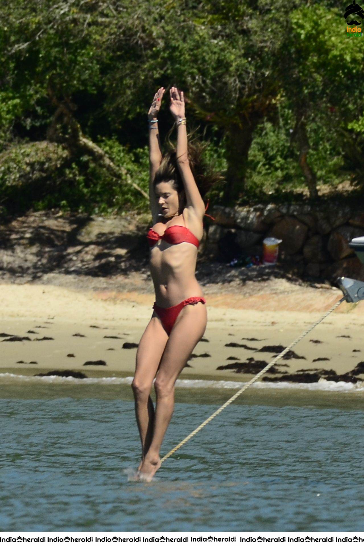 Alessandra Ambrosio caught in String Bikini while enjoying in Luxury Yacht Set 1