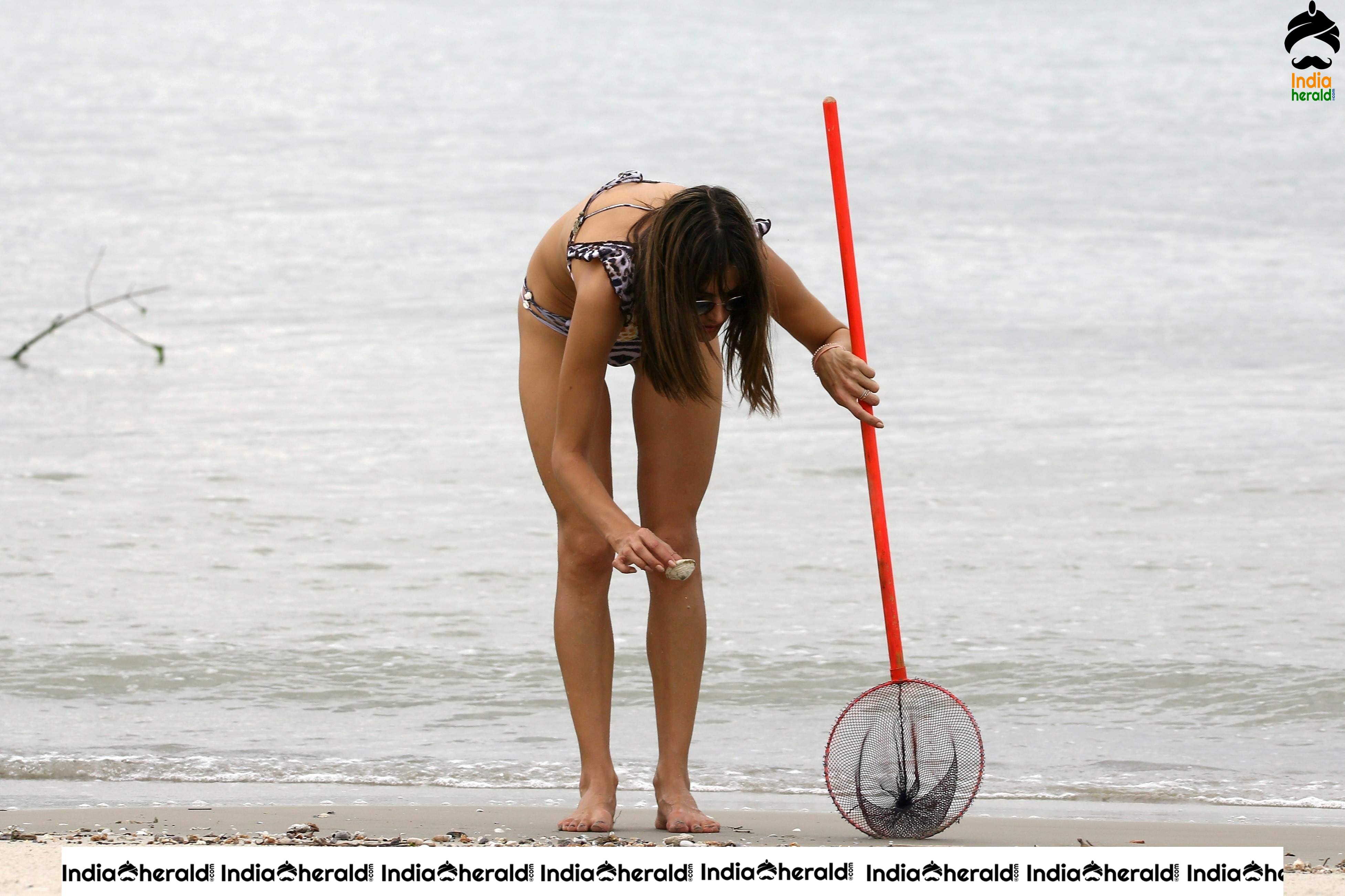 Alessandra Ambrosio in Bikini on the beach in Brazil Set 2