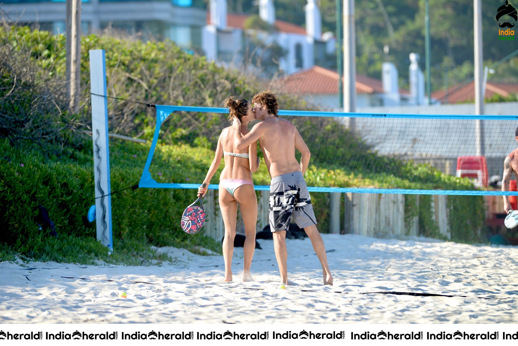 Alessandra Ambrosio in Bikini on the beach in Florianopolis Set 2