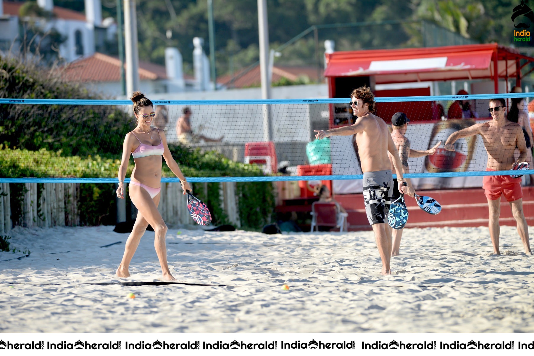 Alessandra Ambrosio in Bikini on the beach in Florianopolis Set 2