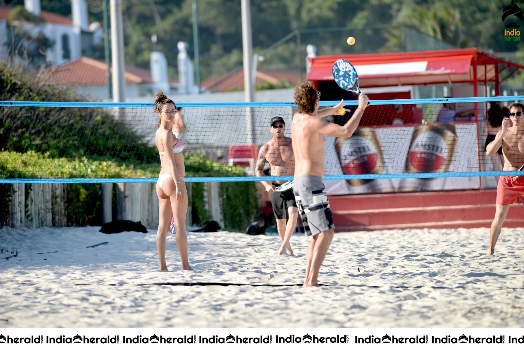 Alessandra Ambrosio in Bikini on the beach in Florianopolis Set 3