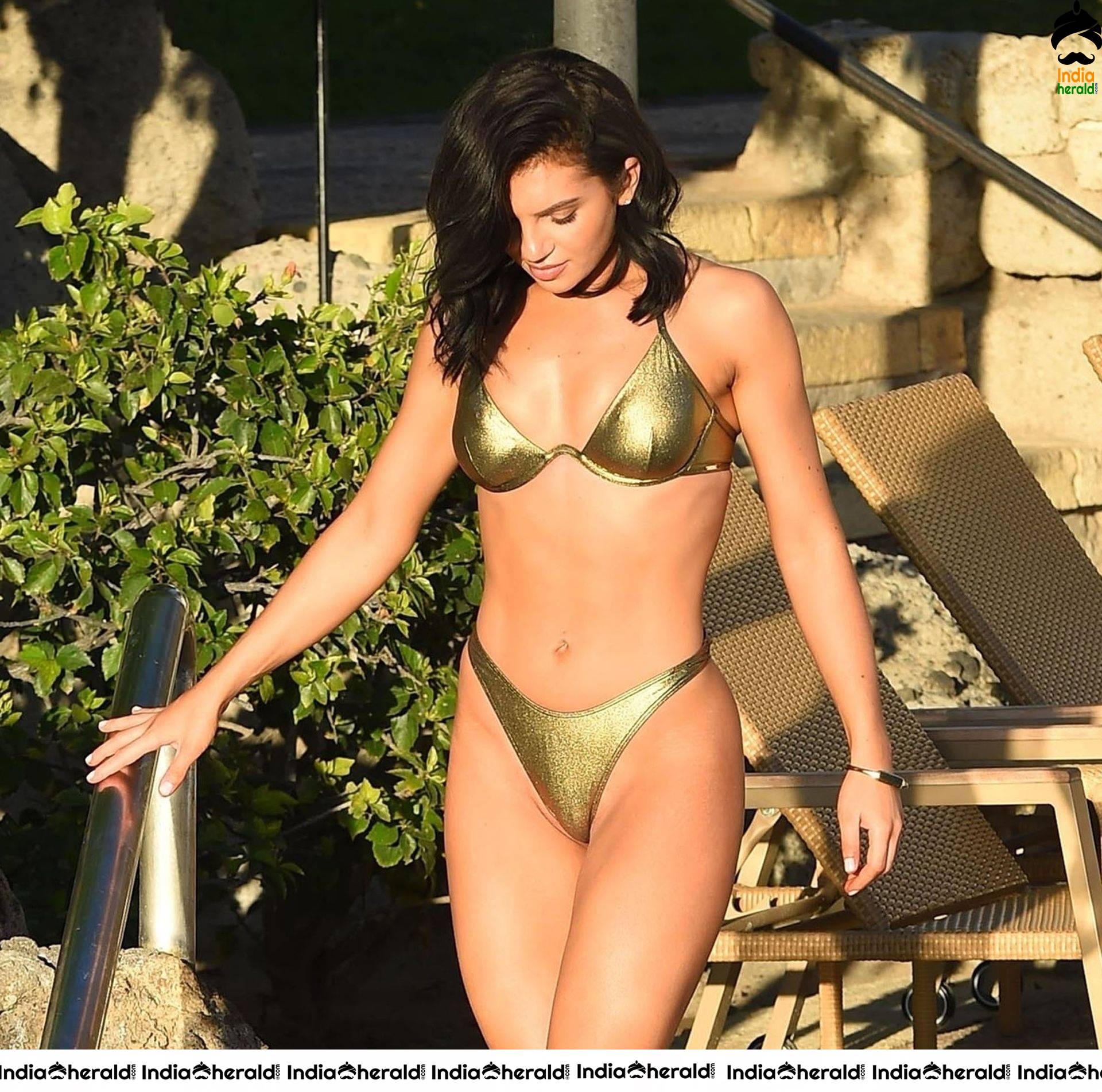 Alexandra Cane caught in a skimpy little Lingerie while enjoying Vacation