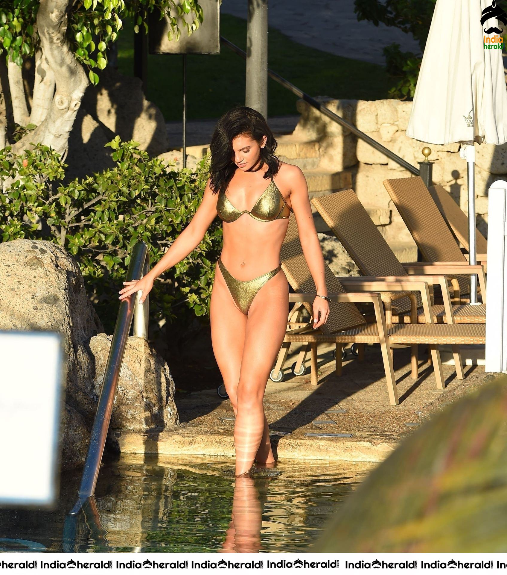 Alexandra Cane caught in a skimpy little Lingerie while enjoying Vacation