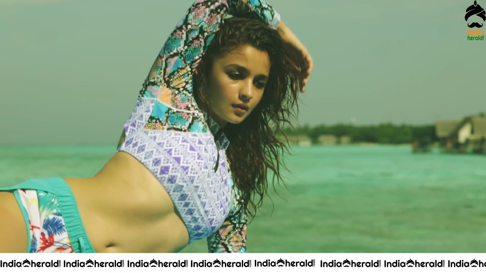 Alia Bhatt Sizzling in Bikini by Beach Side Set 1