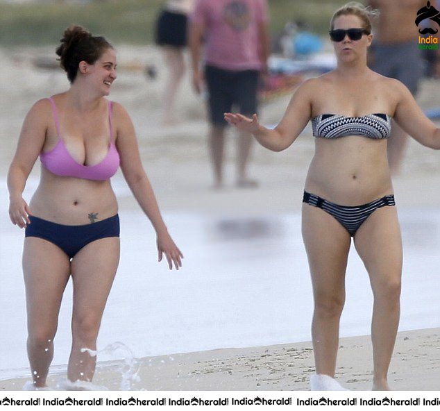 Amy Schumer Wearing a Bikini at a Beach in Hawaii