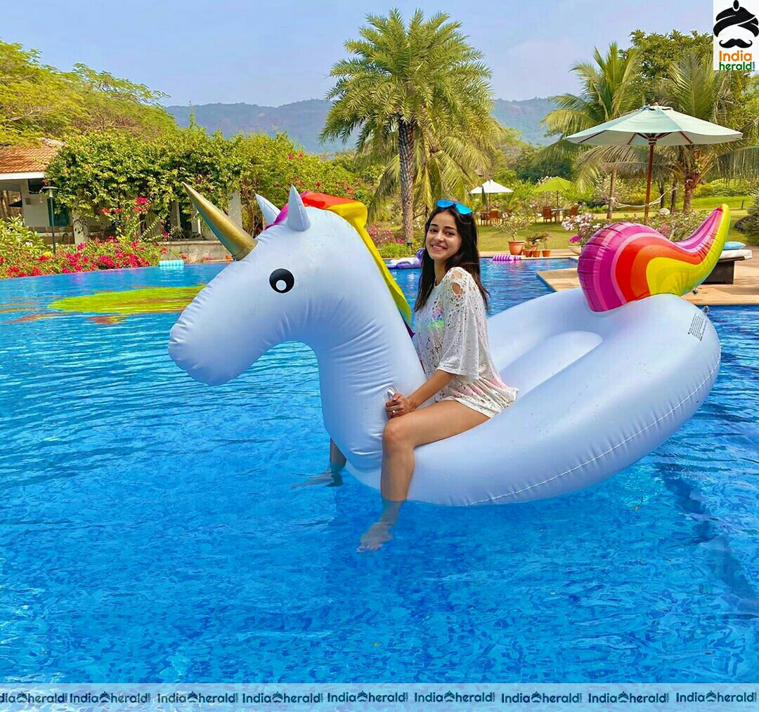 Ananya Pandey latest hot bikini stills