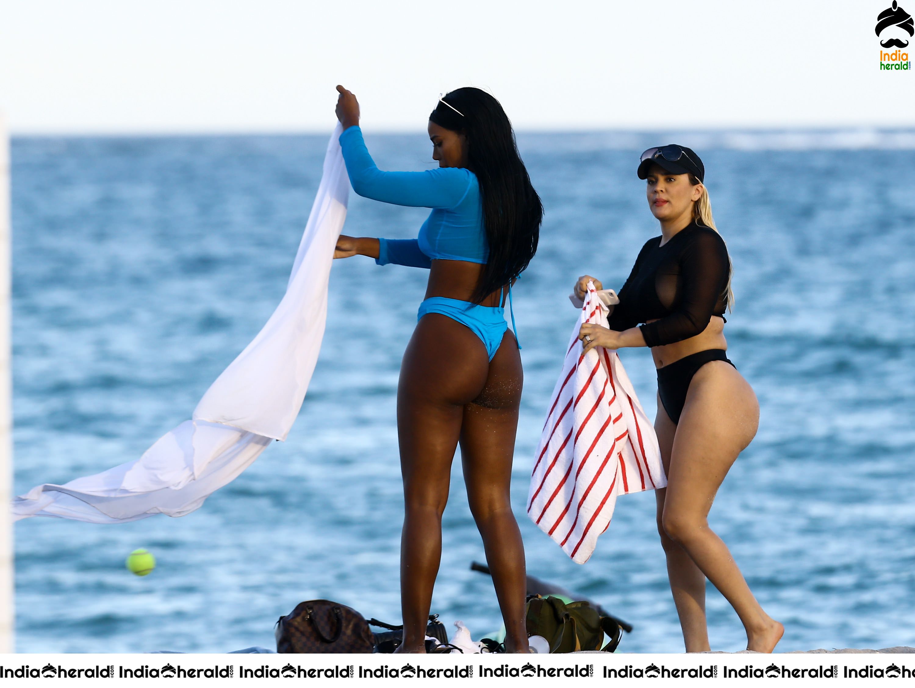Andrea Gaviria Shows Off Her Bikini Body on The Beach in Miami Set 1