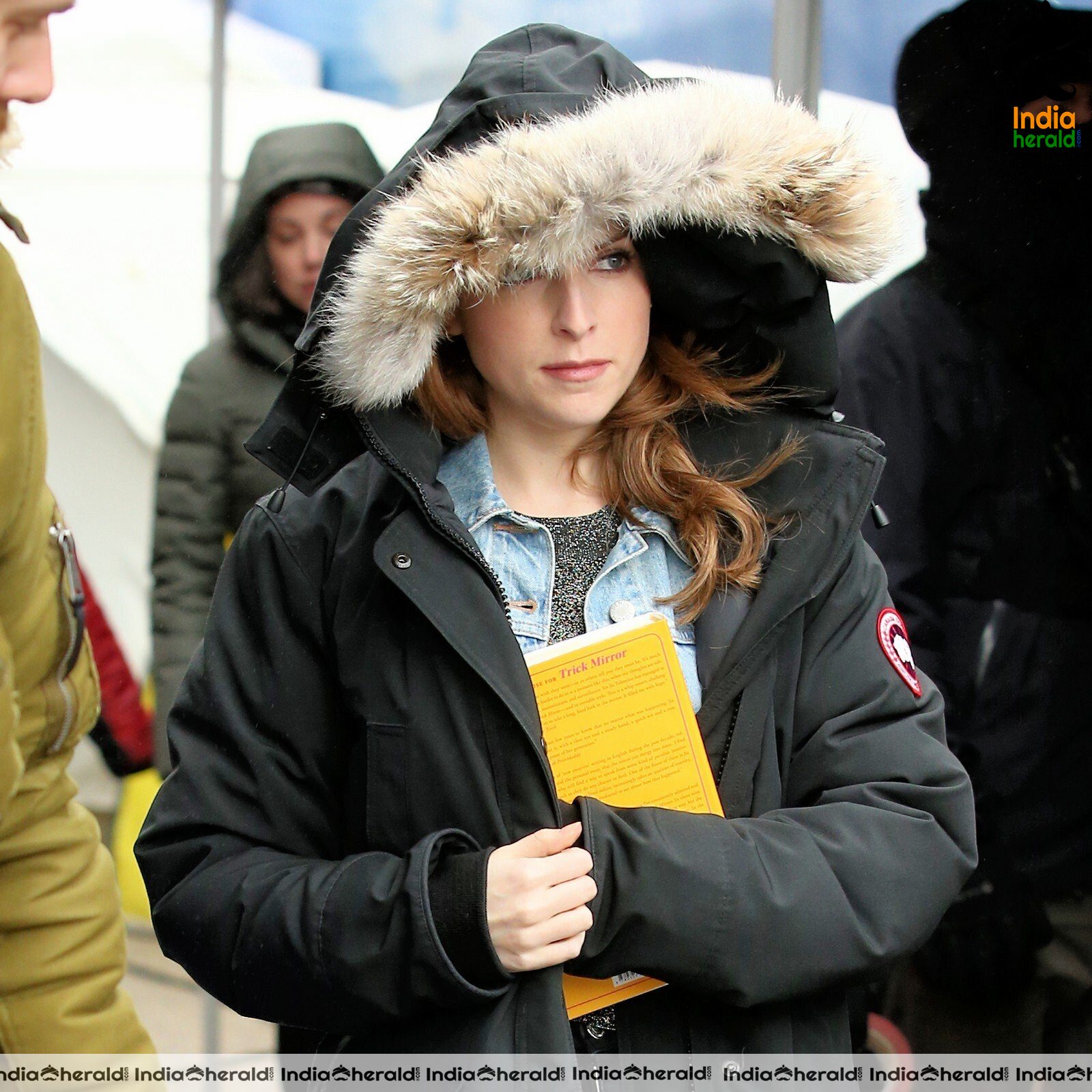 Anna Kendrick On the sets of Love Life in New York City