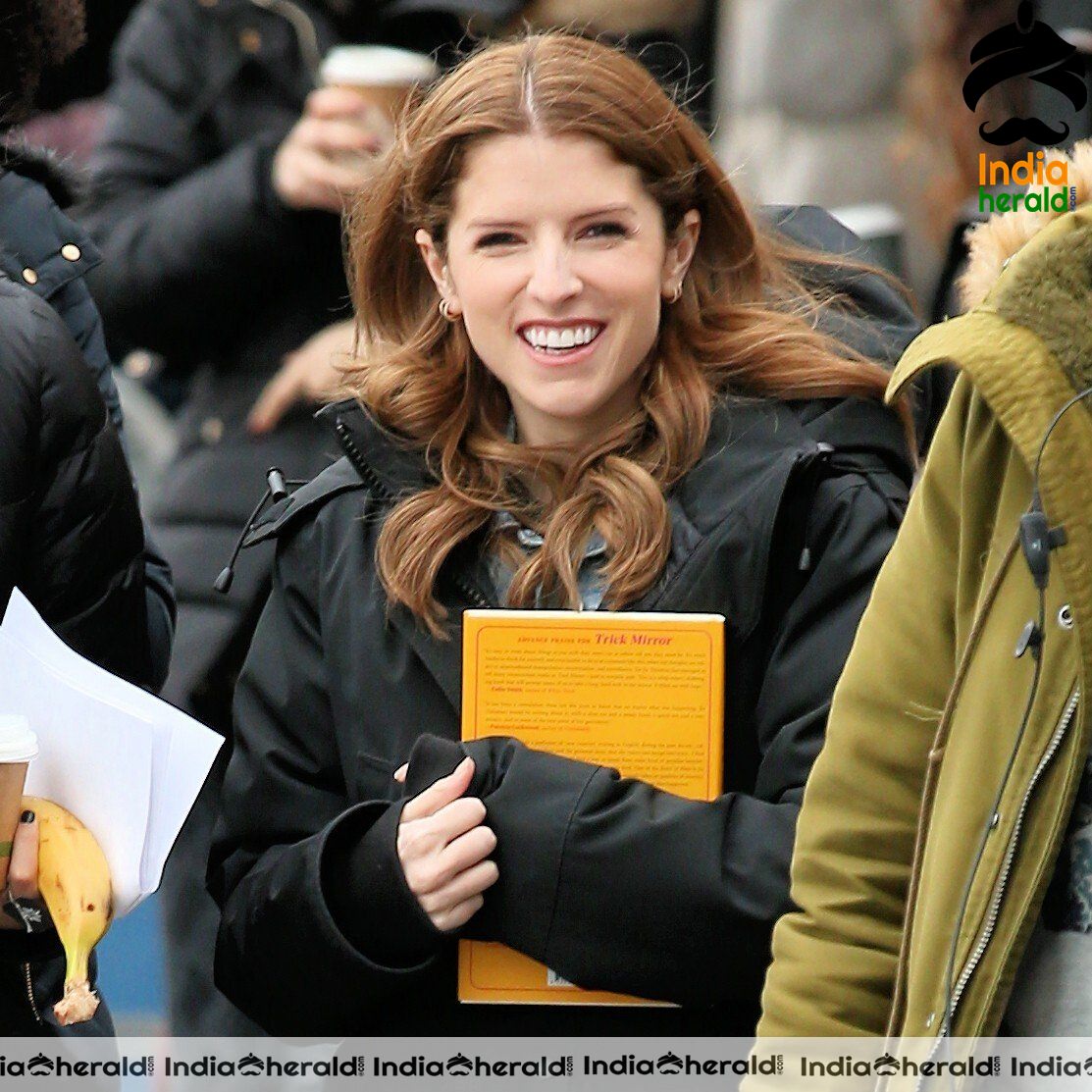 Anna Kendrick On the sets of Love Life in New York City