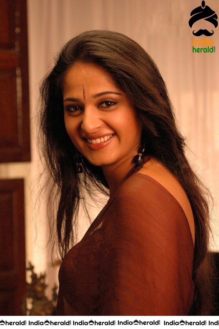 Anushka Shetty Hot Photos Collection Exposing Teasing Curves Navel and Cleavage Set 6