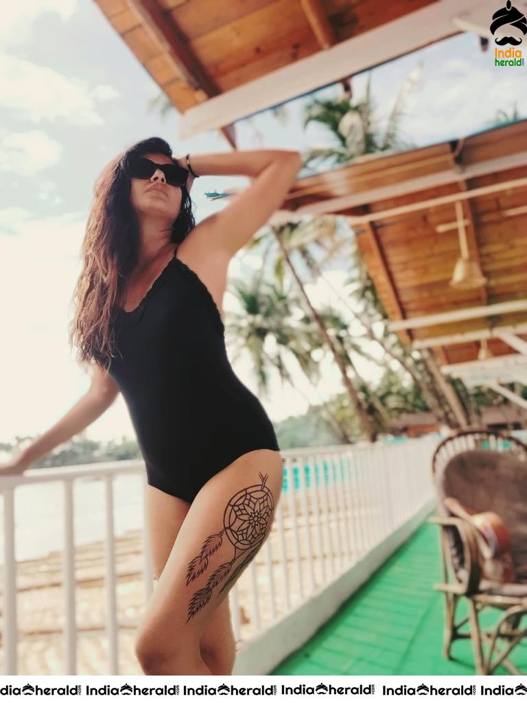 Ashima Narwal Hot Bikini Photos during her Goa Vacay