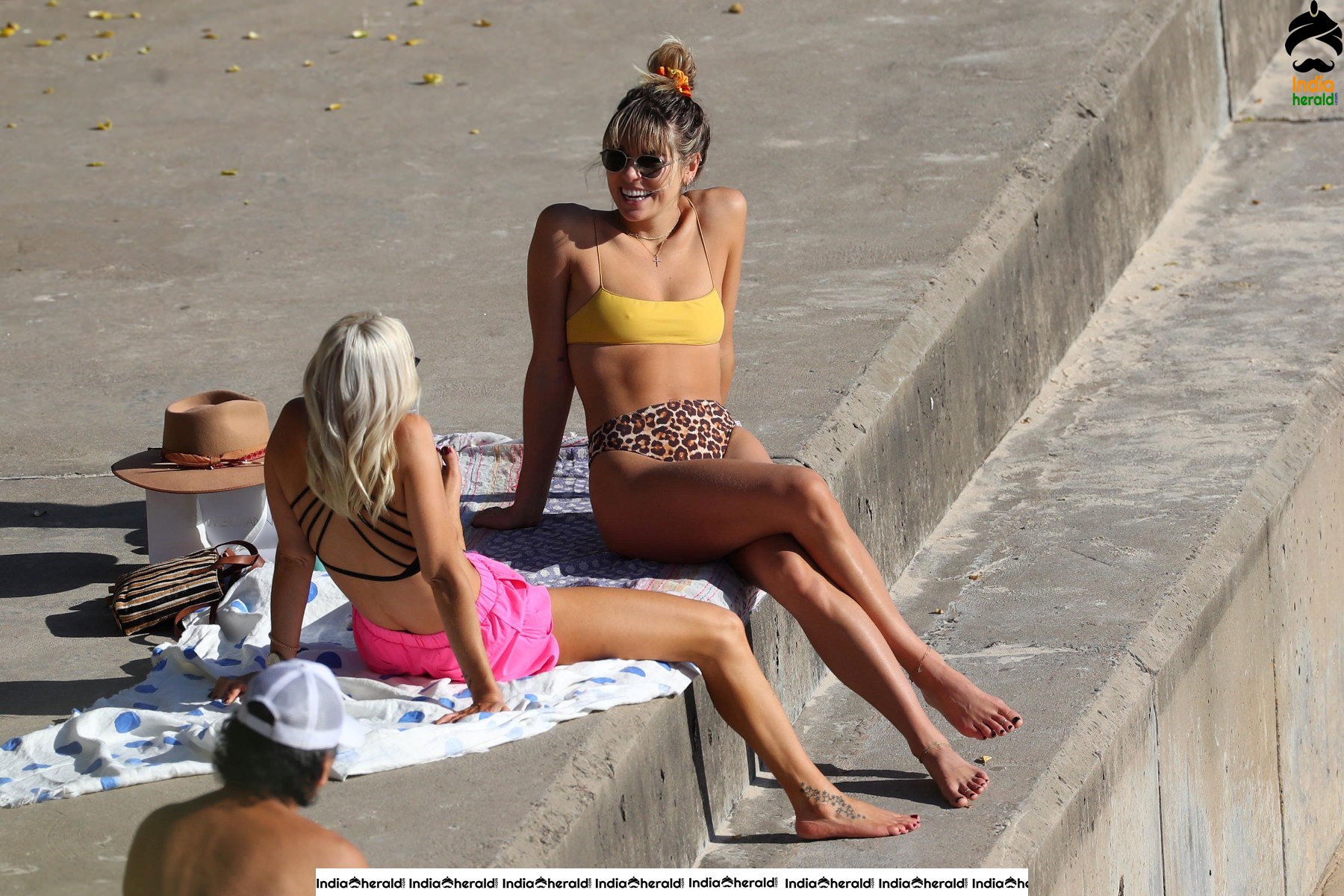 Ashley Hart in Bikini on Bondi Beach in Sydney