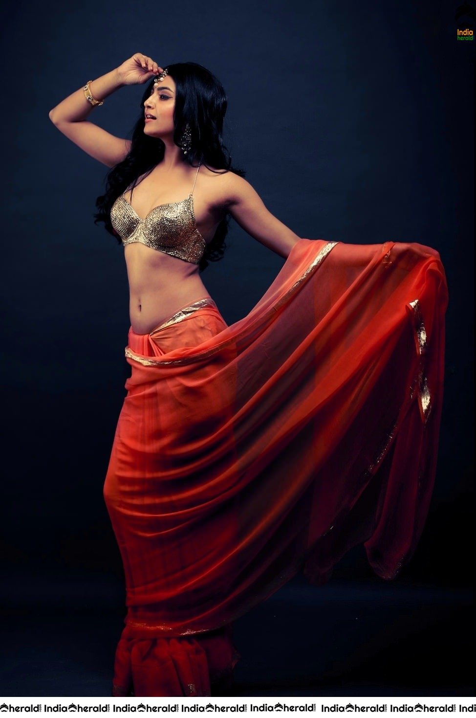 Avantika Mishra Sizzling Hot and Sexiest Photoshoot in Saree which will tempt your Mood