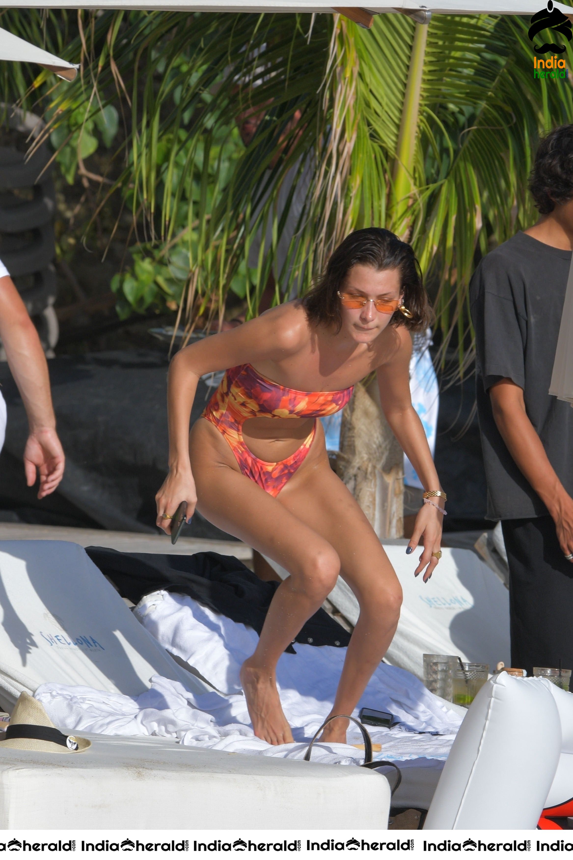Bella Hadid in a Bikini in St Barts Set 2