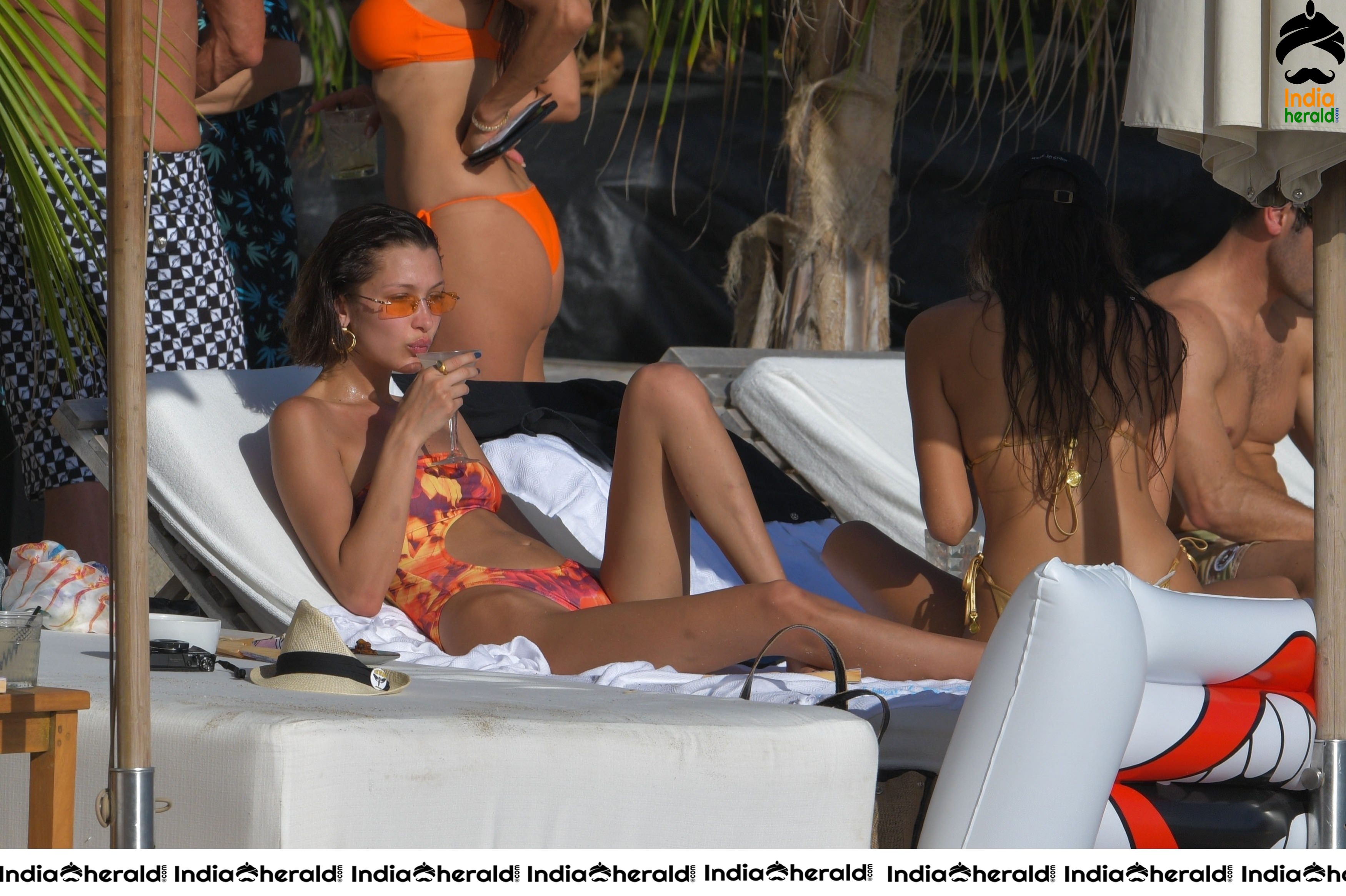 Bella Hadid in a Bikini in St Barts Set 2