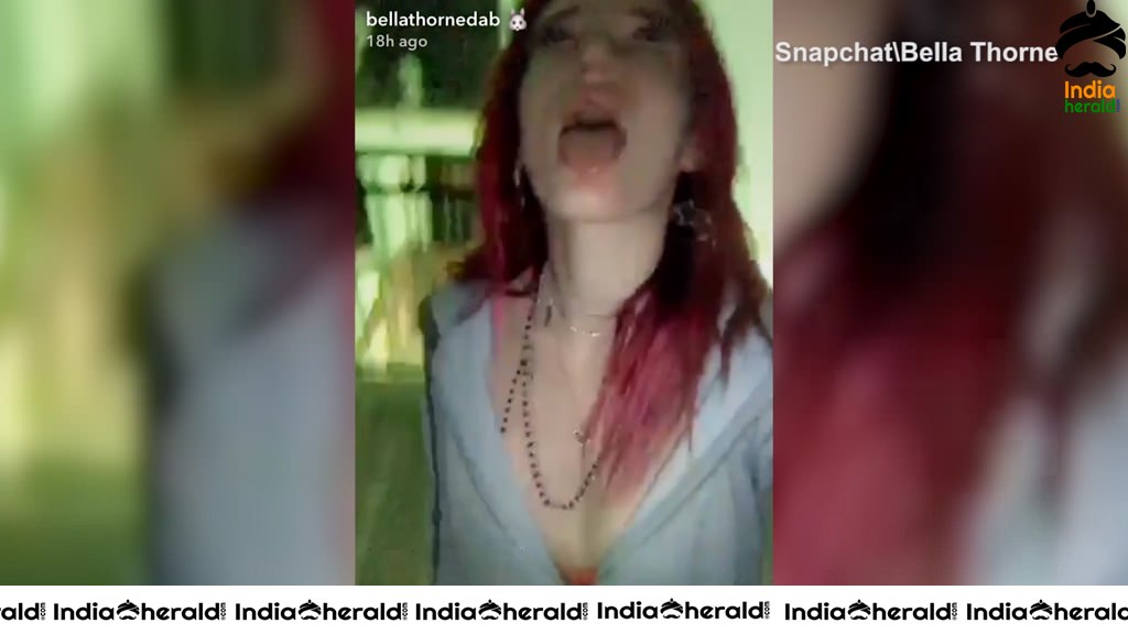 Bella Thorne Dance in Red Bikini