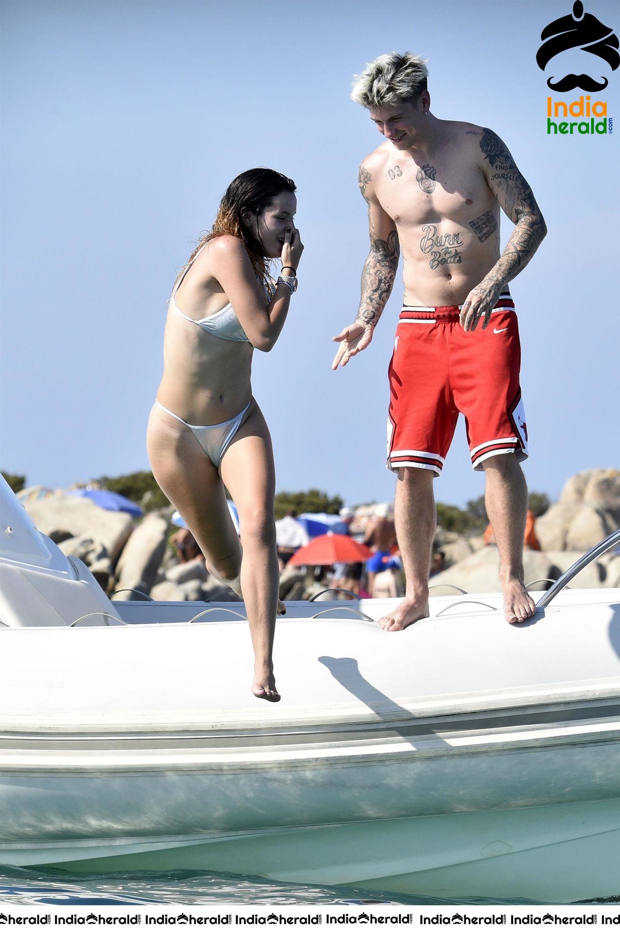 Bella Thorne Gets Wet And Hot In Bikini At Sardinia Set 1