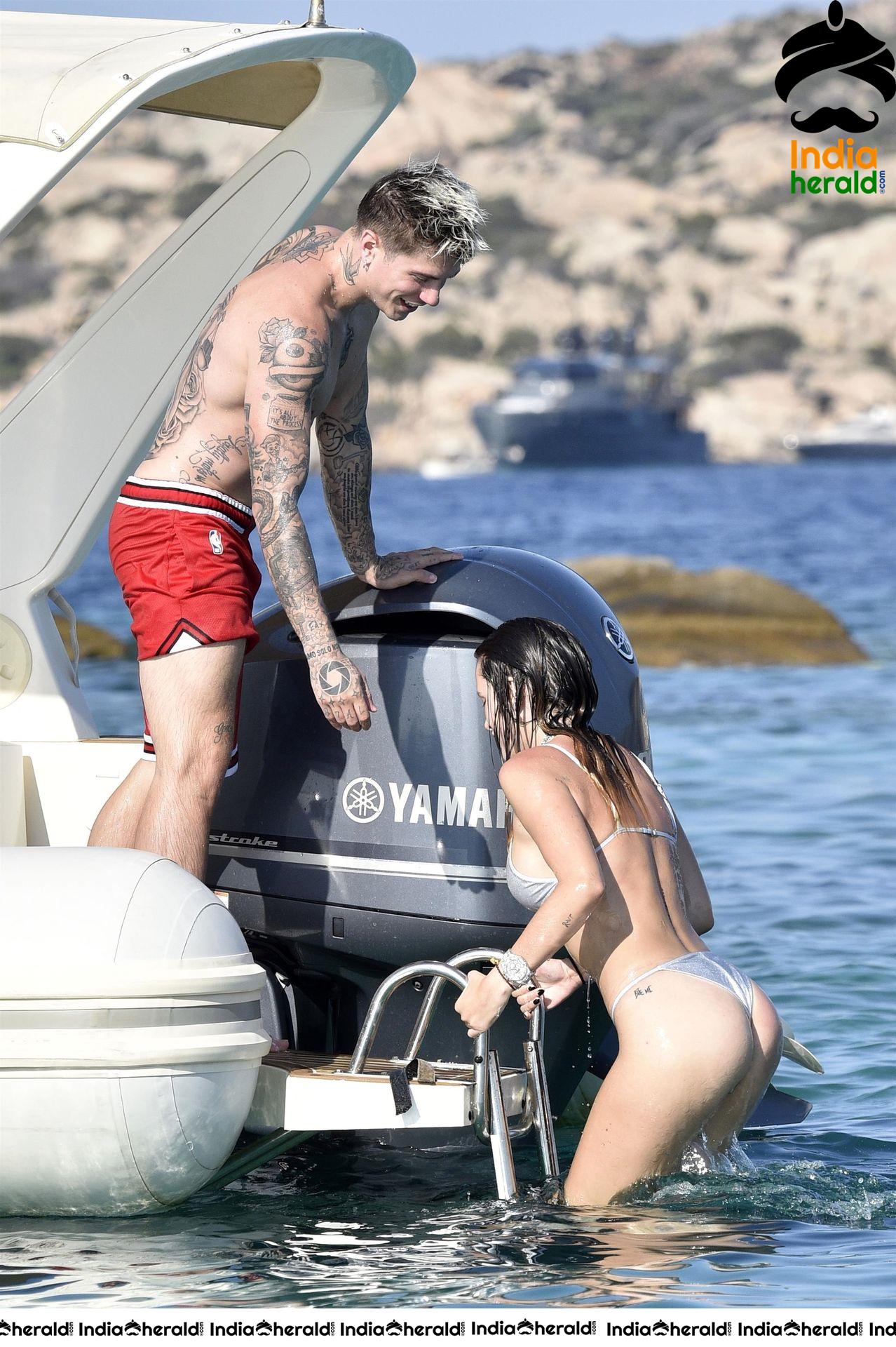 Bella Thorne Gets Wet And Hot In Bikini At Sardinia Set 2