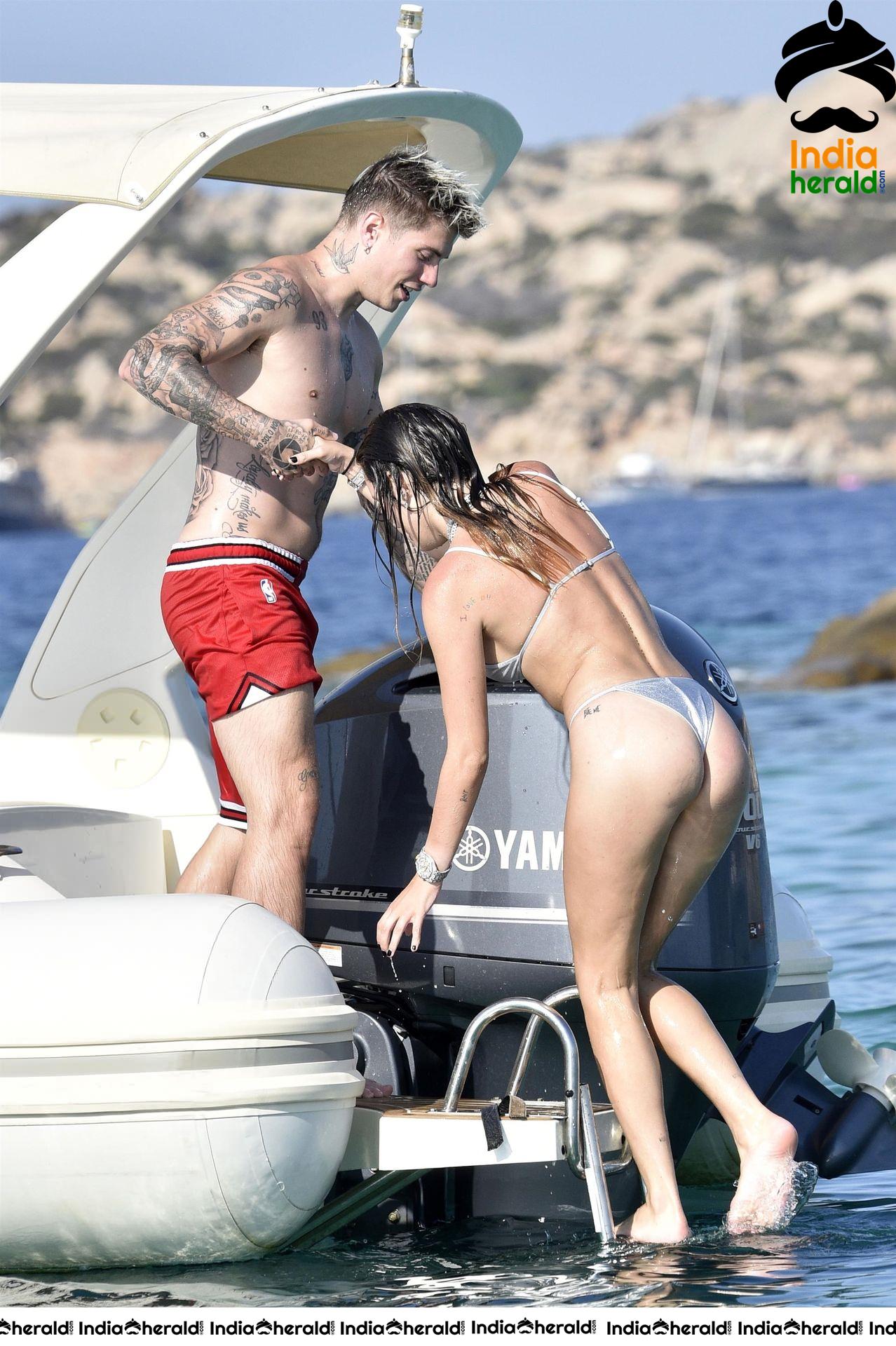 Bella Thorne Gets Wet And Hot In Bikini At Sardinia Set 3