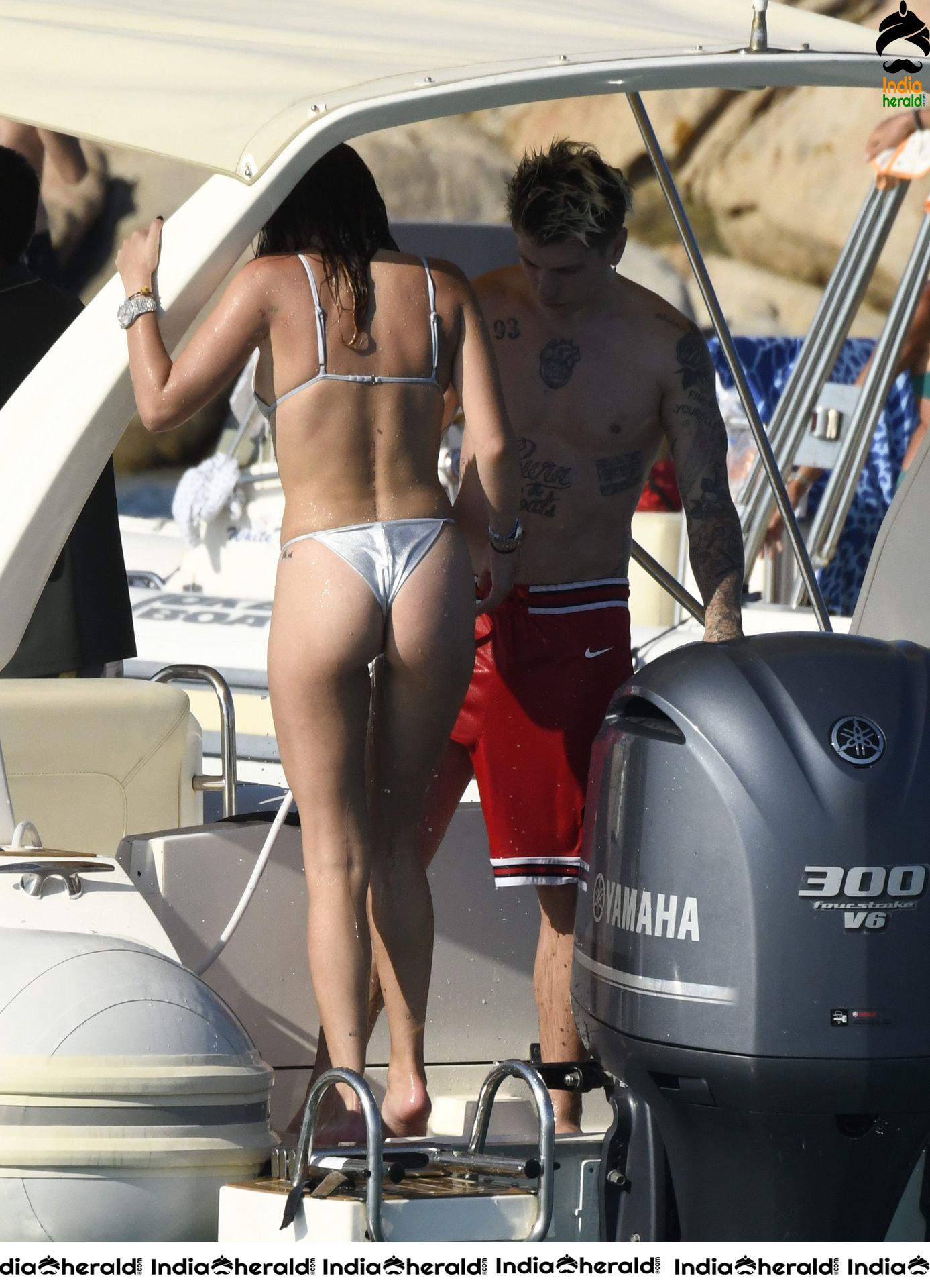 Bella Thorne in Two Piece Bikini and Gets Intimate with Boyfriend in Santa Monica Set 2