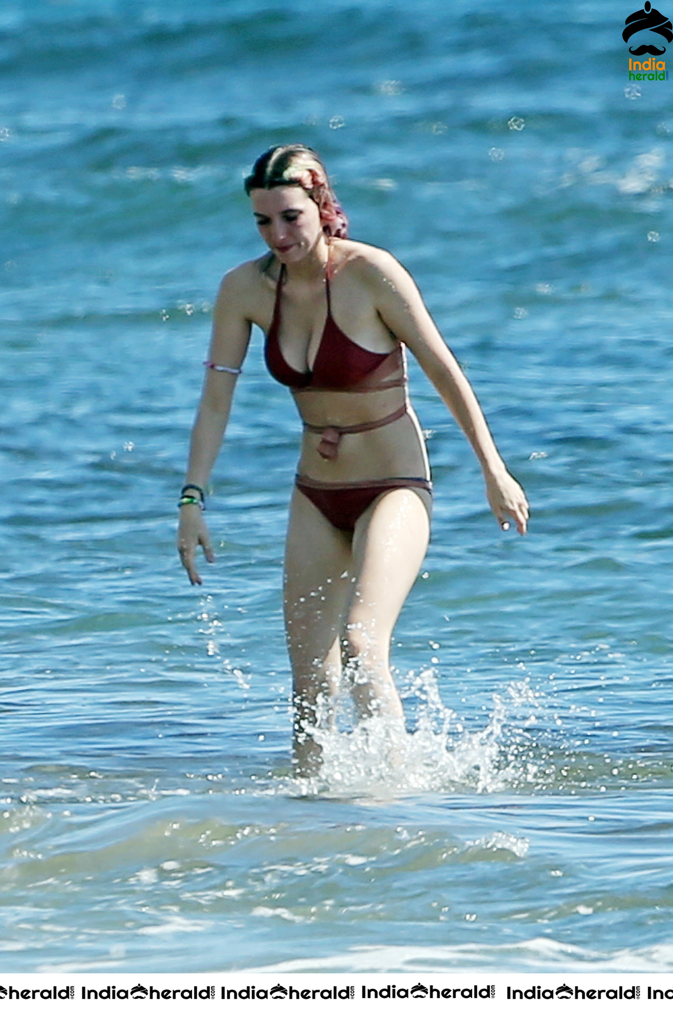 Bella Thorne Wearing a Bikini at a Beach in Hawaii Set 1