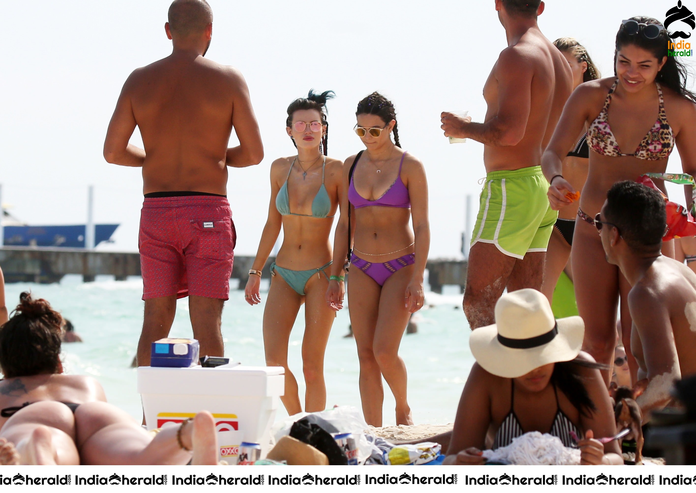 Bella Thorne Wearing a Bikini in Cancun Set 1