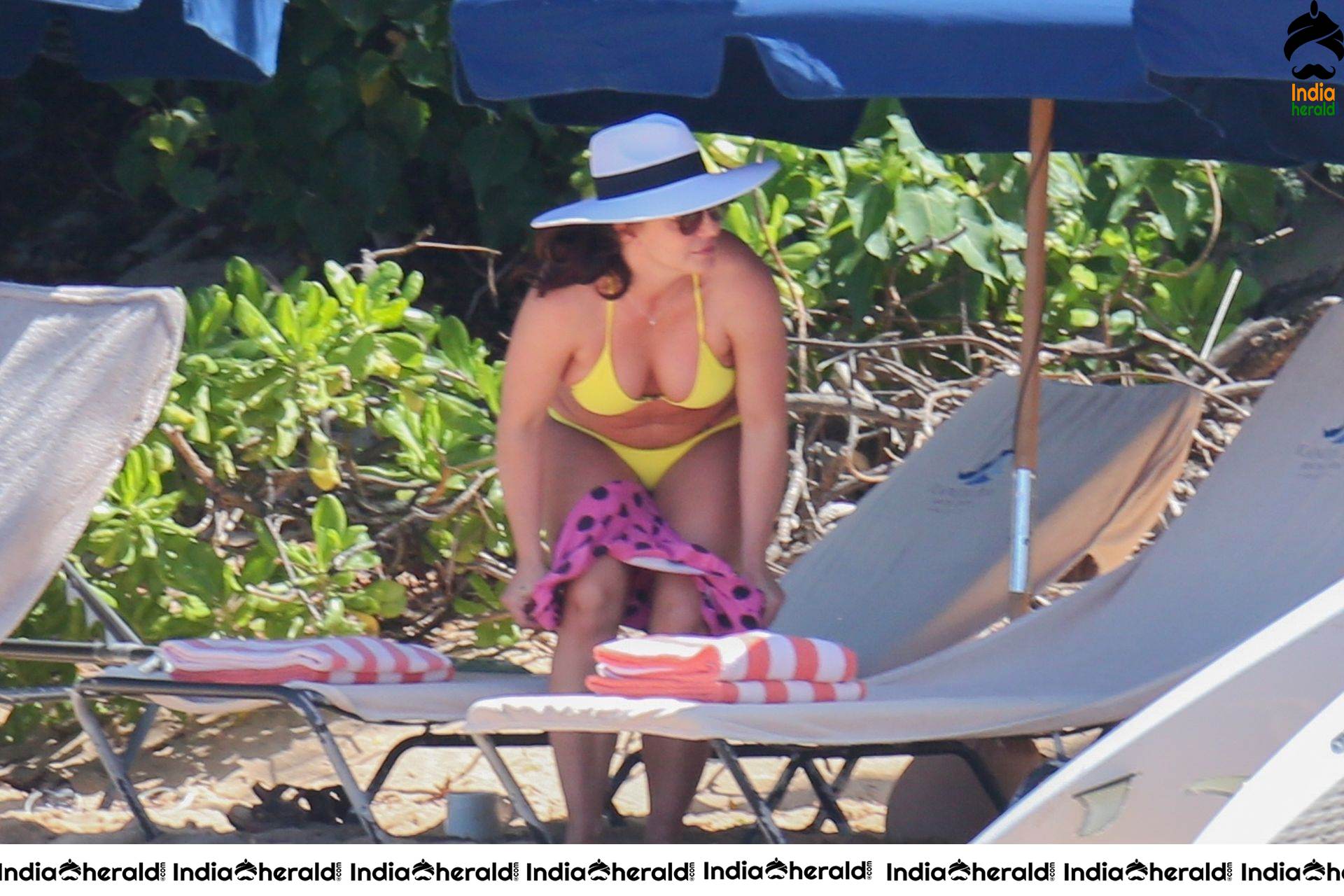 Britney Spears in a Bikini at a Beach in Hawaii
